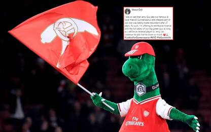 Arsenal, mascotte resta: lo stipendio lo paga Ozil