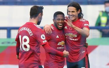 Ancelotti ancora ko, Cavani-gol: Everton-Utd 1-3