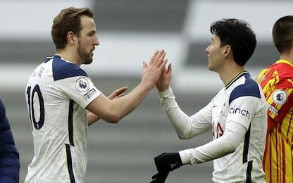 Kane e Son, Tottenham-West Bromwich 2-0