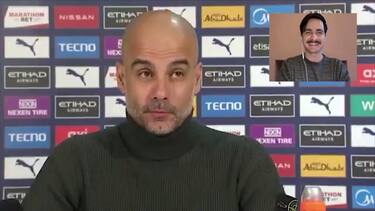 Guardiola al cronista: "Mi piacciono i tuoi baffi"