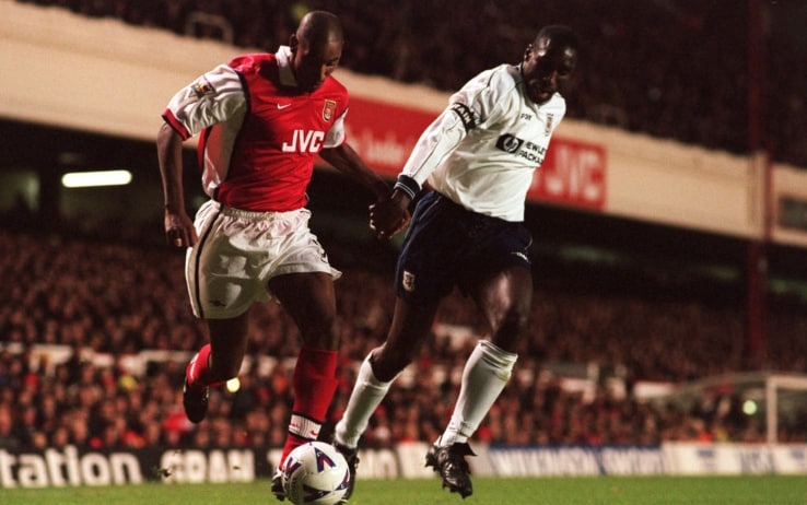 Nicolas Anelka e Sol Campbell Nicolas Anelka e Sol Campbell