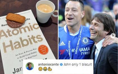 Conte 'richiama' Terry: "Mangia solo un biscotto"