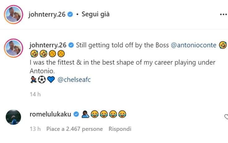 Terry-Lukaku (Instagram) Terry-Lukaku (Instagram)