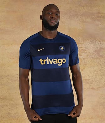 Chelsea la nuova maglia pre partita nerazzurra Lukaku
