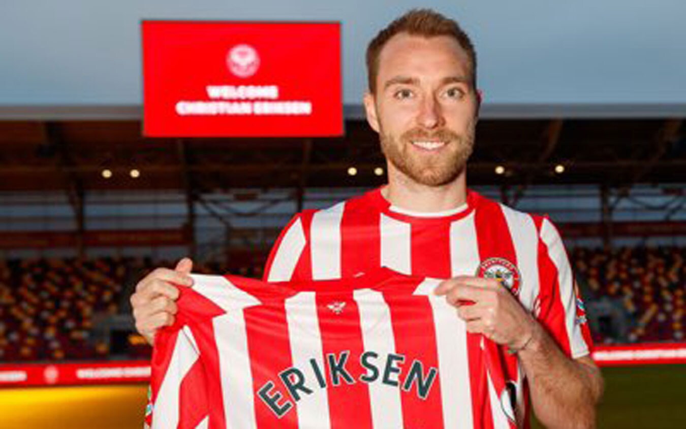 Eriksen al Brentford, la presentazione in diretta live Eriksen al Brentford, la presentazione in diretta live