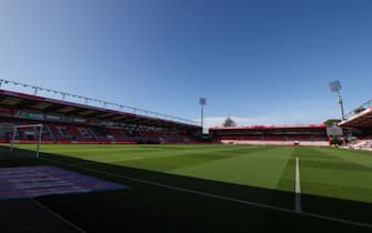 BOURNEMOUTH, ENGLAND - MARCH 12: A view of the Vitality Stadium prior to the Sky Bet Championship match between AFC Bournemouth and Derby County at Vitality Stadium on March 12, 2022 in Bournemouth, England. (Photo by Luke Walker/Getty Images)