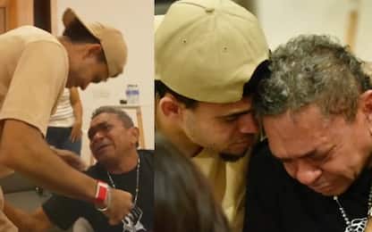 Luis Diaz rivede padre rapito: emozione e abbracci