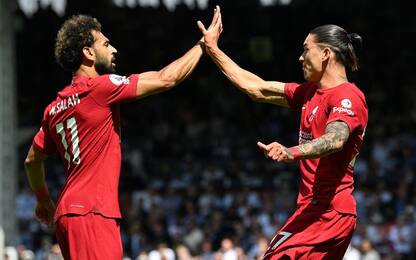 Nuñez e Salah salvano il Liverpool: 2-2 col Fulham