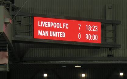 Gli highlights di Liverpool-Man. United 7-0