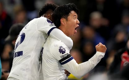 Il Tottenham vince e allunga in vetta: Palace ko