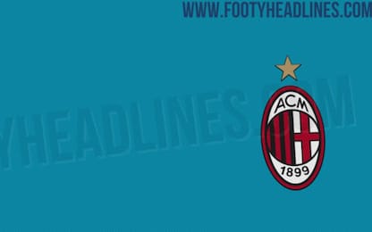 Milan, terza maglia per il 2020/21 azzurra. FOTO