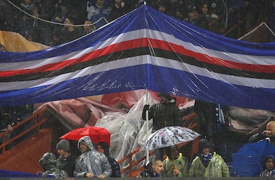 Allerta gialla a Genova, Sampdoria-Roma a rischio