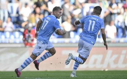 Super Atalanta, Immobile rimonta: 3-3 con la Lazio