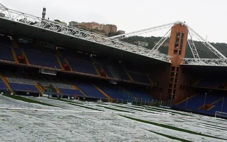Marassi, il rinvio di Sampdoria Roma nel 2017 per l'allerta meteo