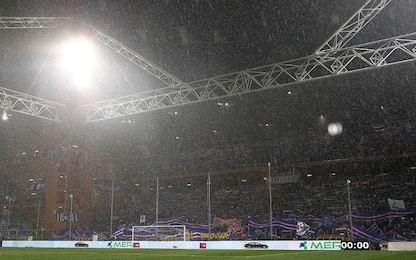 Allerta arancione, ma tutto ok: Samp-Roma si gioca
