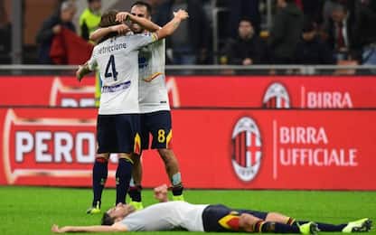 Calderoni al 92’, il Milan pareggia 2-2 col Lecce