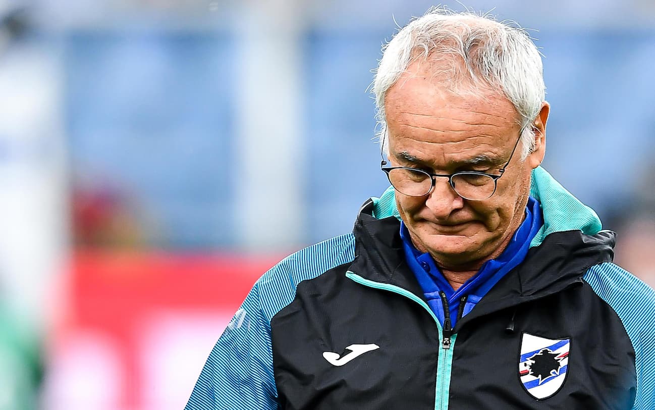Sampdoria's Italian coach Claudio Ranieri before the Italian Serie A soccer match Uc Sampdoria vs As Roma at Luigi Ferraris Stadium in Genoa, Italy, 20 October 2019
ANSA/SIMONE ARVEDA