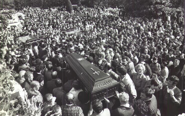 Il funerale di Paparelli