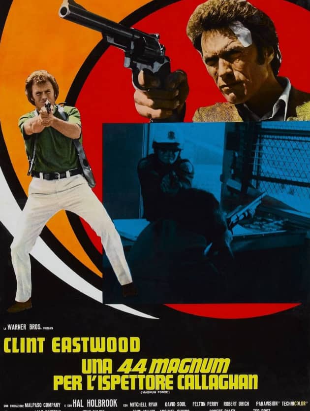 La locandina di "Una 44 Magnum per l'Ispettore Callaghan di Clint Eastwood