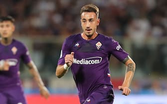 FLORENCE, ITALY - AUGUST 24: Gaetano Castrovilli of ACF Fiorentina in action during the Serie A match between ACF Fiorentina and SSC Napoli at Stadio Artemio Franchi on August 24, 2019 in Florence, Italy.  (Photo by Gabriele Maltinti/Getty Images)