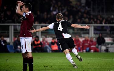 De Ligt stende il Torino, derby alla Juve: 1-0