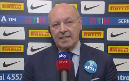 Marotta: "Allineati con Conte, miglioreremo rosa"