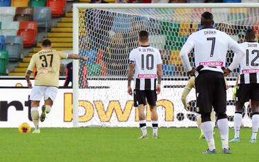 Petagna sbaglia rigore al 98', pari Udinese-Spal