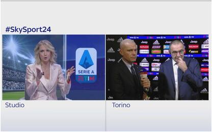 Segna l'Inter, la reazione di Sarri. VIDEO