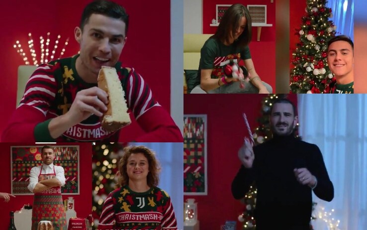 Auguri Di Natale Juventus Video.Juventus E Gia Natale I Giocatori Bianconeri Celebrano Il Christmash Up Video Sky Sport