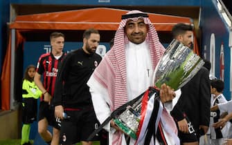 JEDDAH, SAUDI ARABIA - JANUARY 16:  A general view before the Italian Supercup match between Juventus and AC Milan at King Abdullah Sports City on January 16, 2019 in Jeddah, Saudi Arabia.  (Photo by Claudio Villa/Getty Images for Lega Serie A)
