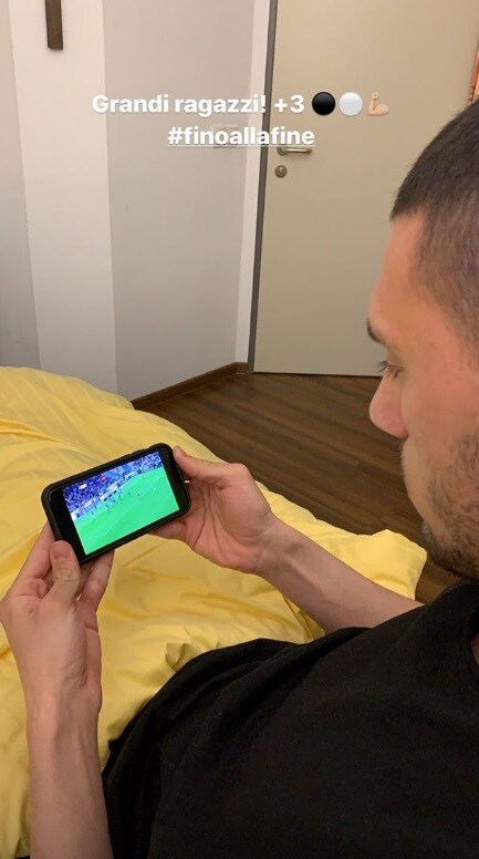 La foto postata da Demiral nelle sue storie di Instagram