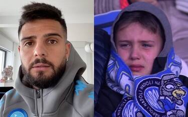 Insigne al piccolo tifoso: "Tornerai a sorridere"