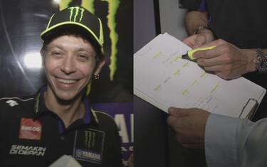 Rossi fa la formazione del derby a Conte. VIDEO