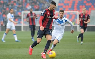 1203362938 BOLOGNA, ITALY - FEBRUARY 01:Roberto Soriano of Bologna FC in action during the Serie A match between Bologna FC and Brescia Calcio at Stadio Renato Dall'Ara on February 01, 2020 in Bologna, Italy. (Photo by Mario Carlini / Iguana Press/Getty Images)