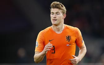 Matthijs de Ligt of Holland during the UEFA EURO 2020 qualifier group C qualifying match between The Netherlands and Germany at the Johan Cruijff Arena on March 24, 2019 in Amsterdam, The Netherlands(Photo by VI Images via Getty Images)