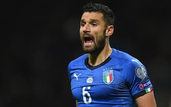 MILAN, ITALY - NOVEMBER 13:  Antonio Candreva of Italy reacts during the FIFA 2018 World Cup Qualifier Play-Off: Second Leg between Italy and Sweden at San Siro Stadium on November 13, 2017 in Milan, Italy.  (Photo by Claudio Villa/Getty Images)