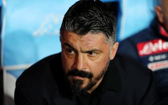 NAPLES, ITALY - JANUARY 26: Gennaro Gattuso SSC Napoli coach before the Serie A match between SSC Napoli and  Juventus at Stadio San Paolo on January 26, 2020 in Naples, Italy. (Photo by Francesco Pecoraro/Getty Images)