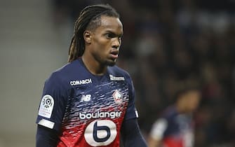 LILLE, FRANCE - FEBRUARY 4: Renato Sanches of Lille during the Ligue 1 match between Lille OSC (LOSC) and Stade Rennais (Rennes) at Stade Pierre Mauroy on February 4, 2020 in Villeneuve d'Ascq near Lille, France. (Photo by Jean Catuffe/Getty Images)