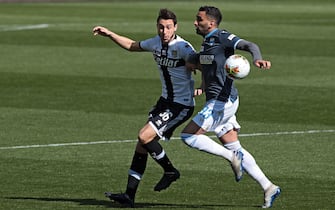 Parma's Matteo Darmian (L) and Spal's Mohamed Fares (R) in action during the Italian Serie A soccer match Parma Calcio vs S.P.A.L at Ennio Tardini stadium in Parma, Italy, 08 March 2020. ANSA / ELISABETTA BARACCHI