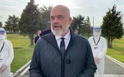 Il premier albanese: "Siamo tutti italiani". VIDEO