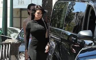 Portugal and Juventus' Portuguese forward Cristiano Ronaldo's partner Georgina Rodriguez leaves a shop in Funchal on March 16, 2020. - Ronaldo has been in quarantine in Madeira for several days but is not showing any symptoms of the coronavirus contracted by a Juventus teammate, local authorities in Portugal said. (Photo by RUI SILVA / AFP) / The erroneous date appearing in the metadata of this photo by RUI SILVA has been modified in AFP systems in the following manner: [on March 16, 2020] instead of [on March 17, 2020]. Please immediately remove the erroneous mention[s] from all your online services and delete it (them) from your servers. If you have been authorized by AFP to distribute it (them) to third parties, please ensure that the same actions are carried out by them. Failure to promptly comply with these instructions will entail liability on your part for any continued or post notification usage. Therefore we thank you very much for all your attention and prompt action. We are sorry for the inconvenience this notification may cause and remain at your disposal for any further information you may require. (Photo by RUI SILVA/AFP via Getty Images)