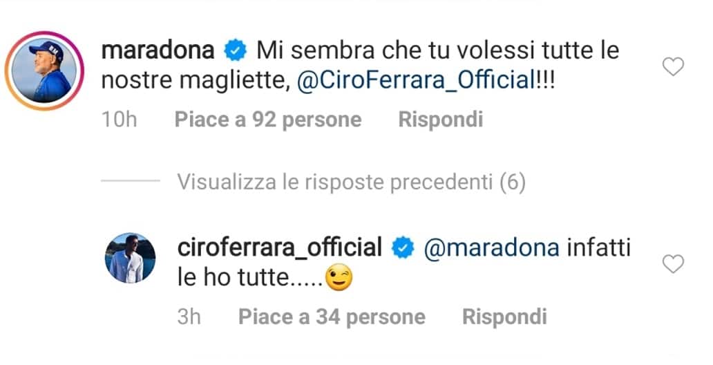 Ferrara-Maradona, commento