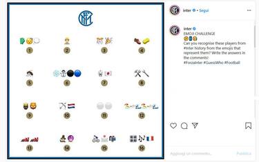 I giocatori dell'Inter come emoji: li riconosci?