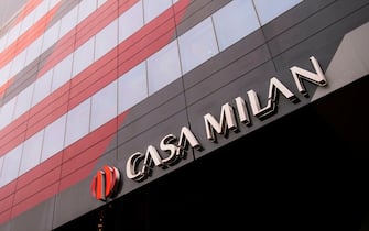 The picture shows the AC Milan's club headquarters Casa Milan in the northern Italian city of  Milan on January 3, 2020. (Photo by MARCO BERTORELLO / AFP) (Photo by MARCO BERTORELLO/AFP via Getty Images)