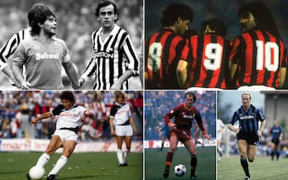 Maradona, Platini e i campioni anni '80. FOTO