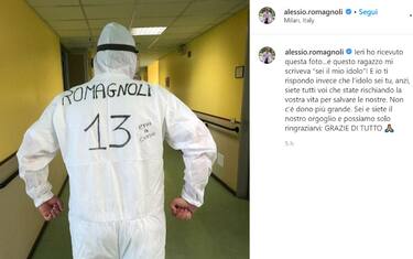 Medico col suo 13, Romagnoli: "Voi i nostri idoli"