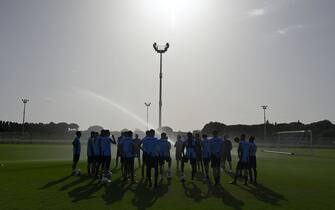 ROME, ITALY - JULY 09:  A general view during the SS Lazio training session at the Formello center on July 9, 2019 in Rome, Italy.  (Photo by Marco Rosi/Getty Images)