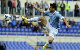 Foto Marco Rosi/LaPresse
19 04 2014 Roma ( Italia )
Sport
Campionato di calcio Serie A TIM 2013/2014  S.S. Lazio Vs Torino allo Stadio Olimpico di Roma
Nella foto : Helder Postiga

Foto Marco Rosi/ LaPresse
19 04 2014 Rome ( Italy )
Sport
Football Italian Championship Season 2012/2013  S.S. Lazio Vs Torino at the Olimpic stadium in Rome.
In the picture  SS Lazio's player  Helder Postiga