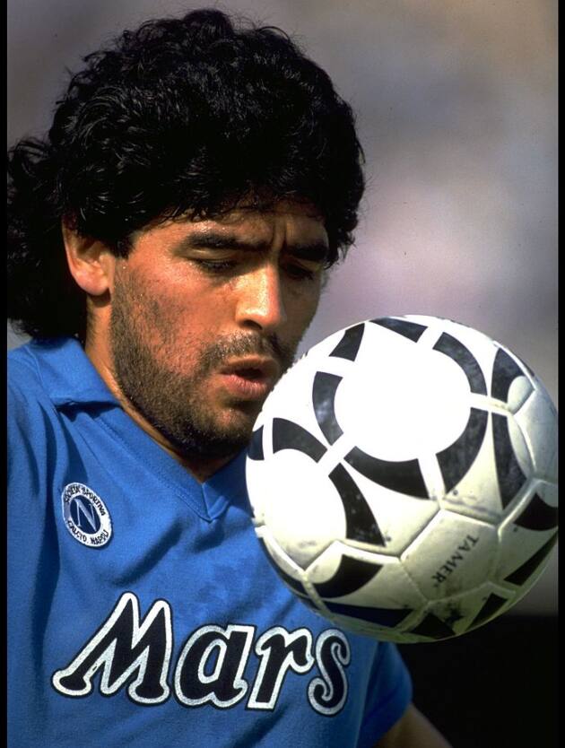 Maradona nel 1990