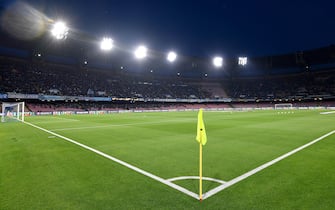 NAPLES, ITALY - APRIL 18: A view inside the stadium during the UEFA Europa League Quarter Final Second Leg match between S.S.C. Napoli and Arsenal at Stadio San Paolo on April 18, 2019 in Naples, Italy. (Photo by Stuart Franklin/Getty Images)